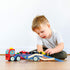 Le Toy Van Motors, Planes & Garages Race Car Transporter Set, Premium Wooden Toys for Kids Ages 3 and Up