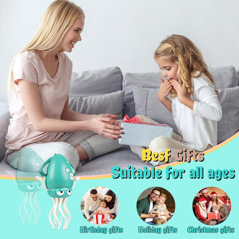 3 6 9 12 1 2 3 Dancing Octopus Baby Toy, Music & Interactive Sensory Toys for Month & Year Old Boy Girl, Crawling