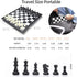 Travel Chess Set - Magnetic Portable Folding Chess Board (Medium / 9.7 Inch)