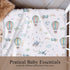 Wicbfdfv 28"x52" Watercolor Plane Hot Air Balloon Baby Crib Sheets for Boy Girl Cartoon Airplanes Cloud Stars Baby