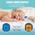 Amplim Non-Contact Forehead Thermometer - Touchless Digital Fever Thermometer for Kids and Adults
