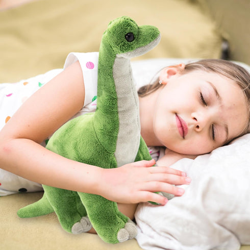 Cozy ArtCreativity Big Plush Brachiosaurus Dinosaur - Soft and Cuddly Stuffed Animal Pillow - Cute Standing Design