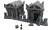 Hautico Church Houses and Ruins Scene - Architecture Terrain Scenery for 18-28mm Miniatures