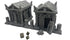 Hautico Church Houses and Ruins Scene - Architecture Terrain Scenery for 18-28mm Miniatures