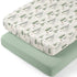 lulumoon Baby Bassinet Sheets Muslin: Cotton Bedside Bassinet Sheets Forest for Boys