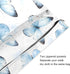 Haskirky 2 Blue Butterflies Watercolor Pcs Cloth Diaper Wet Dry Bags,Waterproof and Washable Bag for Travel Reusable