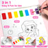 Sets 3-5 4-8 ZIZZ Paint with Water Coloring Books for Toddlers, Princess Watercolor Painting for Kids Ages Years Old