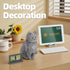 HJPLPXH Set (2903 Animal Cat Adorable Pet Blue Cat Micro Building Blocks Pieces) with Secret Hidden Storage Box Inside!