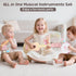 Set 2 3 4 7 1 2-5(Pink) Vanplay Kids Guitar for Girls - Toys for Year Old Girl Birthday Gifts - in Wooden Montessori