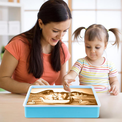 3 10 PreTrans Sand Painting Light Box Kids Light Table for Creative Art, Color Temperatures & Brightness Levels