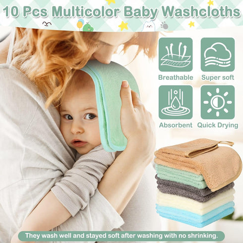 Sublaga 15 5 10 32x32 PCS Hooded Baby Towels, Soft Baby Towel, Absorbent Baby Bath Towel, Styles Baby Towels and PCS