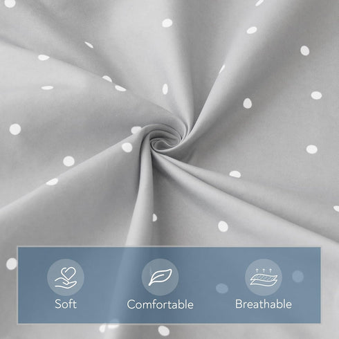 Magik & Kover 4 Pack, 52" 28" Crib Sheets for Boys Fitted Baby Crib Sheet Neutral x for Standard Crib and Toddler Bed