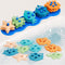 Baby Bath Toys, Mold Free Silicone Shape Sorting & Stacking Bath Toys