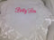 Personalized Satin Trim Microfleece Baby Blanket - Embroidered - White