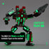 JITTERYGIT Mech Building Robot Glow in The Dark Action Figure Toy Set, Cool Space Super Hero Gift for Boys, Girls, Teen