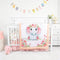 Baby Crib Bedding Set for Girls, Soft Bedding Set with Comfort, Crib