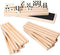 Wooden Domino Racks Set of 8 - Natural Wood Tray Organizer for