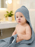 YOYOO 3 Pack 100% 32x32 Inch Muslin Hooded Baby Bath Towels - Cotton Ultra-Soft Towels for Newborns, Infants, Toddlers