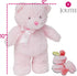Jolitee My First Bear Stuffed Animal - Pink Teddy Bear for Baby for Newborn, 10"