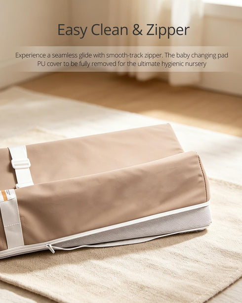 32x16 Baby Changing Pad, Changing Table Pads, Vegan Leather Wipeable Changing Pad, in Waterproof Diaper Baby Changing