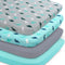Graco Pack n Play Sheets - 4 Pack Mini Crib Sheets, Ultra