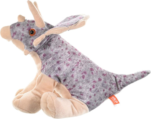 Wild Republic Triceratops Plush, Dinosaur Stuffed Animal, Cuddlekins 12", Multicolor