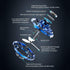 GoolRC Flying Spinner Mini UFO Drone, Hand Controlled Fidget Spinner for Kids and Adults, Indoor Outdoor Flying Toy