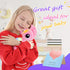 Athoinsu Light up Seahorse Stuffed Animals, LED Soft Plush Toy with Night Light for Kids, 8'' Pink