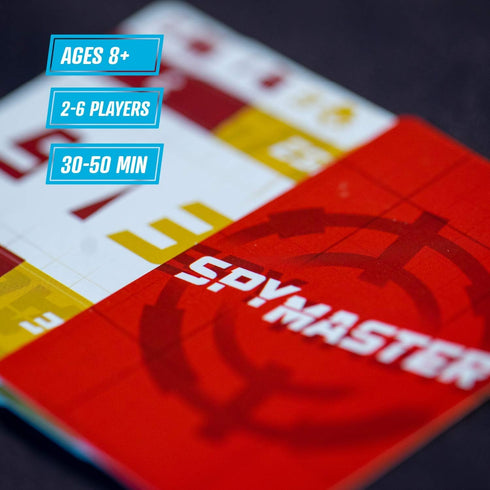 Calliope Games SpyMaster - Strategy Spy Board Game for Kids & Adults - Perfect for Family Game Night, 2-6 Players