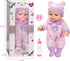 XFEYUE 12'' Backpack Backpack, 3+ Baby Doll with Bear Pattern in Gift Box,Including Clothes Accessories, Baby Bottle