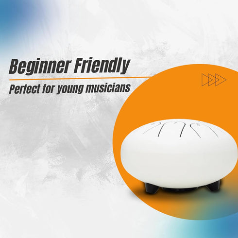 Set 4+, Kids Tongue Drum - Rain Drum for Kids - Steel Tongue Drums for Rhythm, Learning, and Fun - Metal Drums