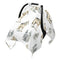 Mazeann Winter Wolf Car Seat Cover Baby Breathable Soft Infant Carseat Covers Canopies