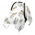 Mazeann Winter Wolf Car Seat Cover Baby Breathable Soft Infant Carseat Covers Canopies