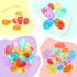 144 Pcs Rainbow Stacking Stones - Translucent Colorful Pebbles for Light Table Toys, Math Manipulatives for Montessori