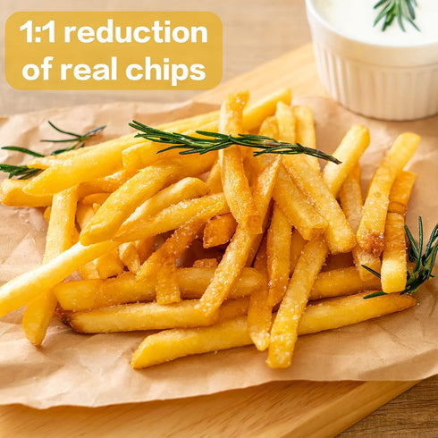 30 Zhanmai Pieces Fake French Fries Artificial Realistic French Fries Simulation PVC Kitchen Decoration Lifelike Tools