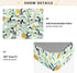 miaozhen 1 Pack 52x28 Cotton Baby Crib Sheets for Boys Girls Soft Comfy Funny Jungle Zebras Green Playard Mattress