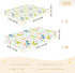 miaozhen 1 Pack 52x28 Cotton Baby Crib Sheets for Boys Girls Soft Comfy Little Fresh Safaris Butterfly Floral Muslin
