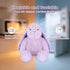 SuzziPals Heatable & Coolable Purple Bunny Stuffed Animal Heating Pad for Soothing & Relaxation, Lavender Purple Bunny