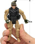 US Army Men and SWAT Team Toy Soldiers Action Figures with Military Weapons Accessories for Kids, 12Pcs