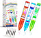 Liquid Timer Pen - Retractable Ballpoint with Colorful Bubbles & Droplets - Calming Fidget Writing Toy for Kids &