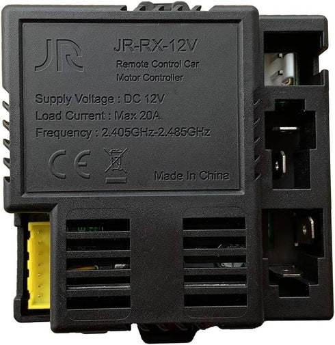 FULIHUA JR-RX-12V 2.4G Yellow Four-sided Socket Kids Powered Ride on car Bluetooth Remote Control and Receiver Kit