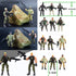 US Army Men and SWAT Team Toy Soldiers Action Figures Playset with Military Weapons Accessories, 12Pcs