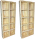 Eledoll Dollhouse Furniture Wood 2x5 Grid Shelf for Collectible Miniatures 1:6 Scale, 11.5 inch Fashion Doll Wardrobe,