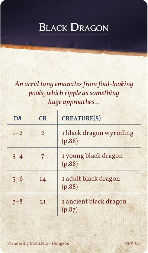 Wandering Monsters Boxed Set - 5e RPG Storytelling Cards, 300 Tarot Sized Cards