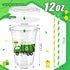 50 12 oz Domensi Pcs Garbage Truck Birthday Party Plastic Cup Garbage Car Thick Clear Cup Truck Mugs Trash Car Birthday
