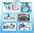 Girls Castle Building Blocks Toys Set - 377 Pieces Ice Princess Castle Construction, Snow Castle Building Bricks, Gift