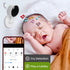 CQH 2 4 Baby Monitor with Camera and Audio, WiFi Indoor Video Baby Camera with Mount, Motion & Cry Detection, Temp