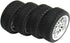 12mm Hub Wheel Rims Rubber Tires for RC 1/10 on-Road Touring Racing Car (4pcs)