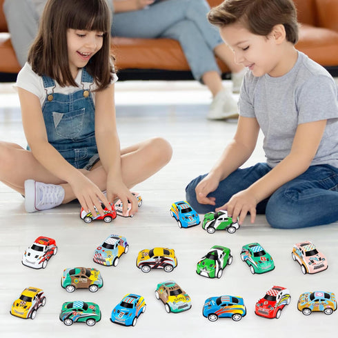 36PCS Mini Pull Back Cars for Kids 3-5 Years Old, Race Cars Party Favors, Pinata Fillers