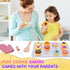 Set Set 3+ Slice and Bake Wooden Cookie Play Food for Kids Kitchen - Toy Food Accessories - Kids Pretend Cookies